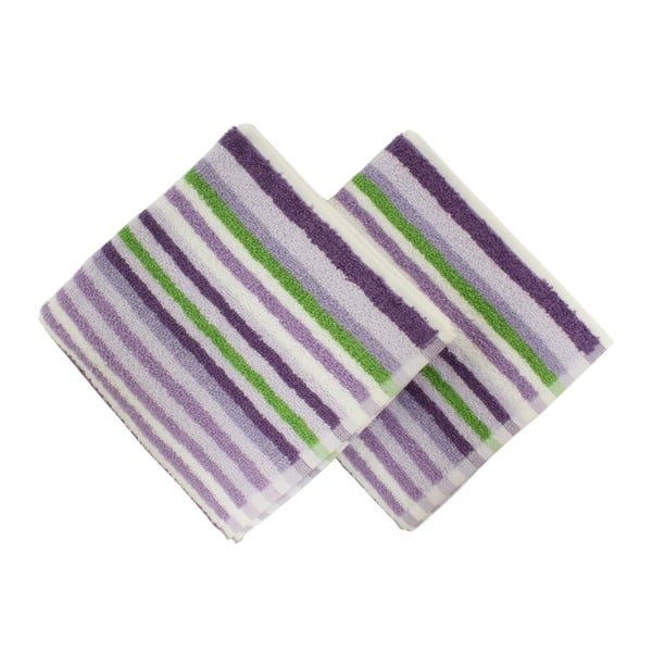 Zestaw 2 ręczników Cizgi Lilac, 40x80 cm