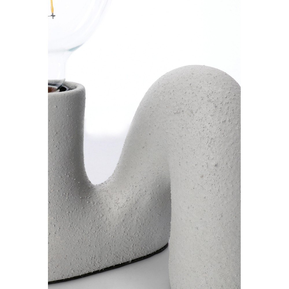 Szara lampa stołowa ceramiczna ze szklanym kloszem (wysokość 12,5 cm) Jael – Yes Everyday (zdjęcie 3)