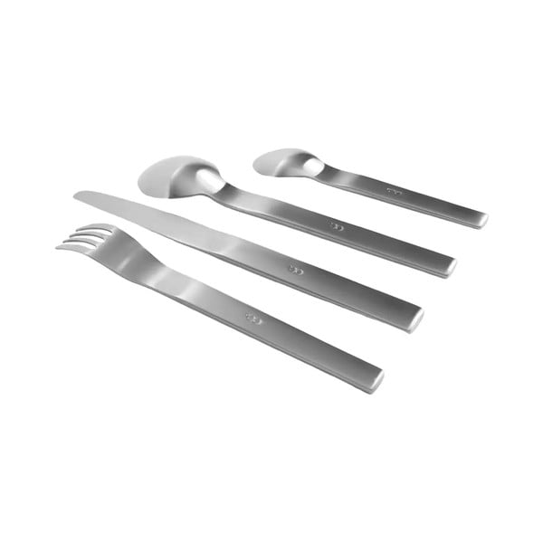 Sztućce ze stali nierdzewnej w kolorze srebra 24 szt. Boldi – FABINI