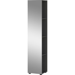 Antracytowa szafka łazienkowa 31x144 cm Vasio – Germania