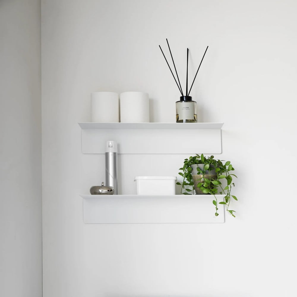 Biała metalowa półka 50 cm – YAMAZAKI (zdjęcie 3)