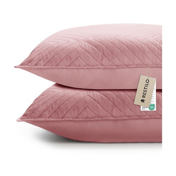 Poszewki na poduszki zestaw 2 szt. z mikrowłókna 45x45 cm Softa – Restilo