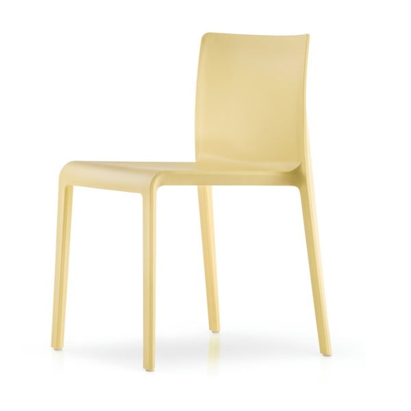 Żółte krzesło Pedrali Volt