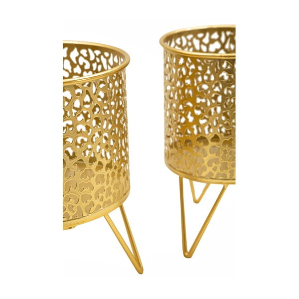 Metalowe kwietniki 2 szt. ø 16 cm (wysokość 20 cm) Piny – Mauro Ferretti-image-3