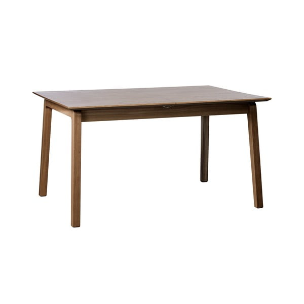 Brązowy rozkładany stół z blatem w dekorze dębu 95x200 cm Bari – Unique Furniture-image-2