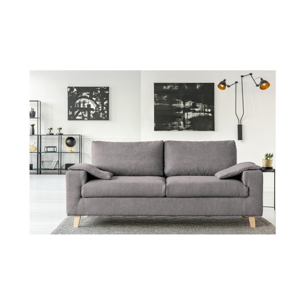 Szara sofa 3-osobowa Cosmopolitan desing Caracas-image-3