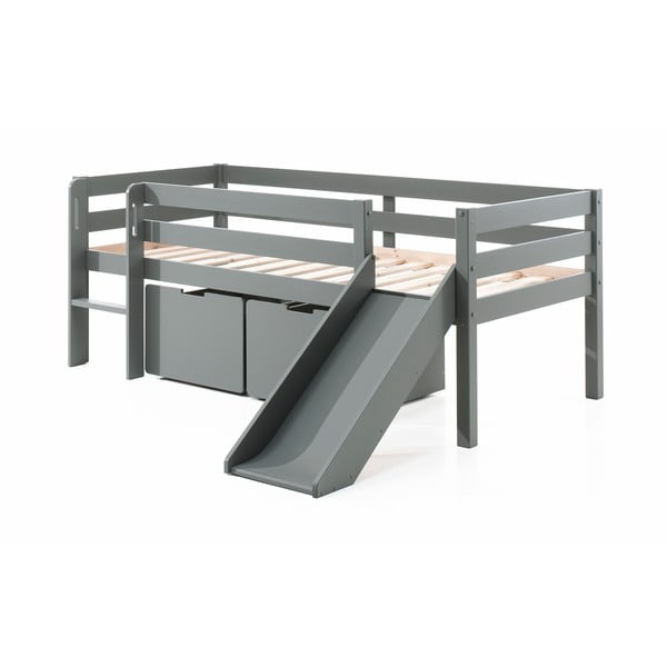 Szare szuflady pod łóżko dziecięce 2 szt. Pino – Vipack-image-2