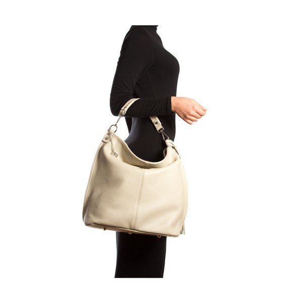 Skórzana torebka Isabella Rhea 1152 Beige-image-2