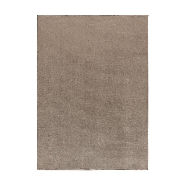 Brązowy dywan z mikrowłókna 80x150 cm Coraline Liso – Universal