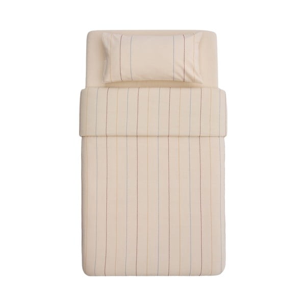 Beżowa pościel dziecięca do łóżeczka z bawełny organicznej z prześcieradłem 110x180 cm Indani – Kave Home