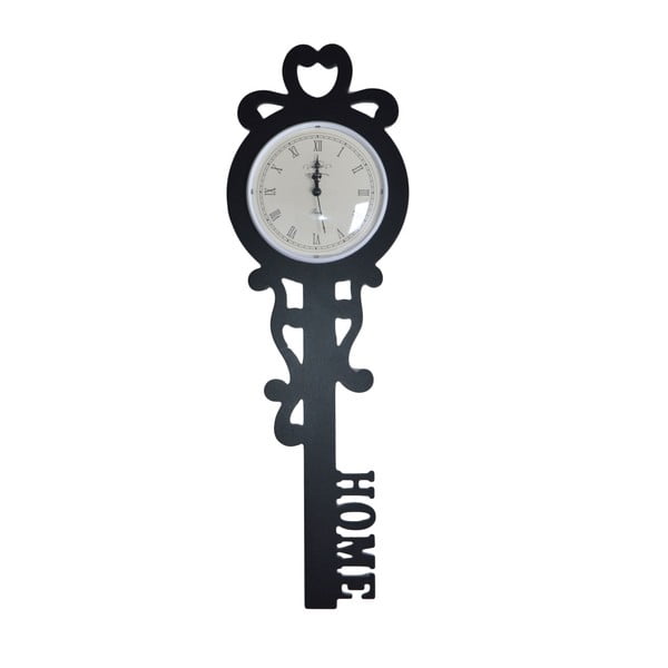 Zegar ścienny Ewax Key, 17x53 cm