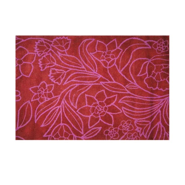 Wełniany dywan Petal, 121x182 cm