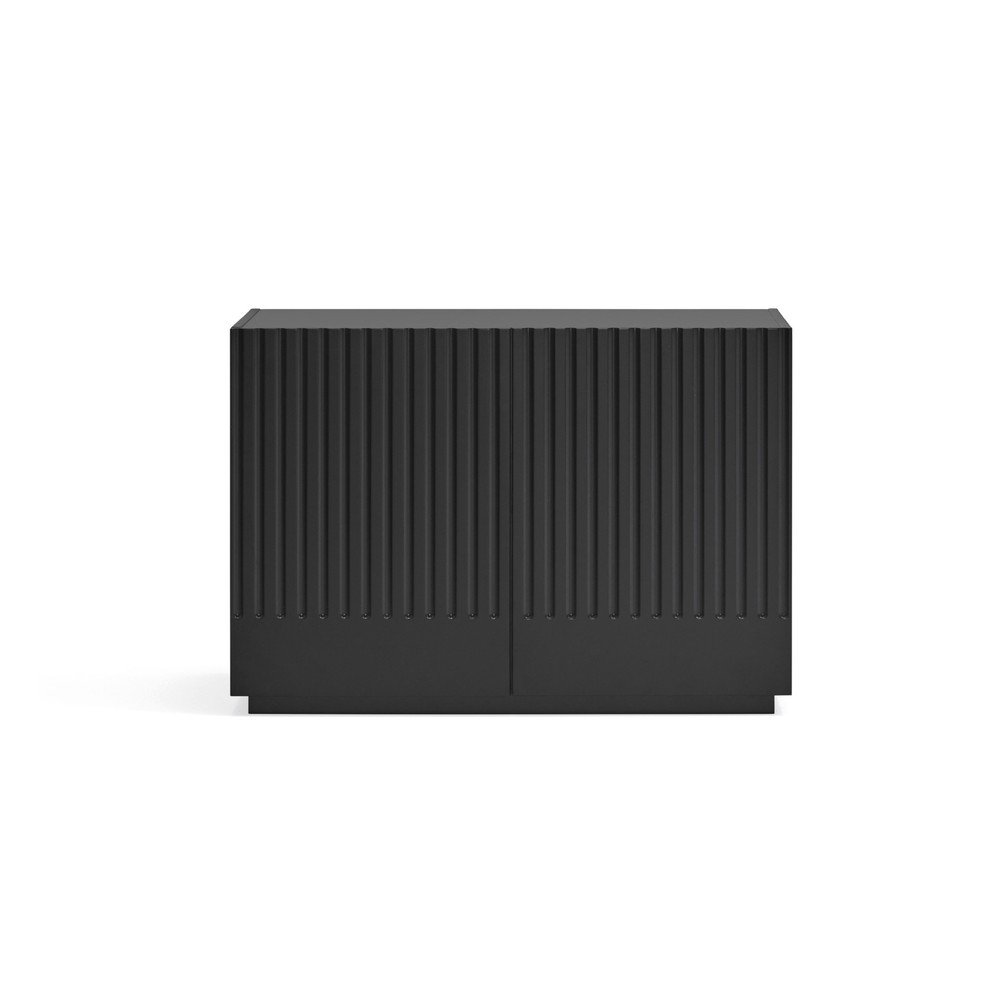 Czarna niska komoda 100x70 cm Doric – Teulat