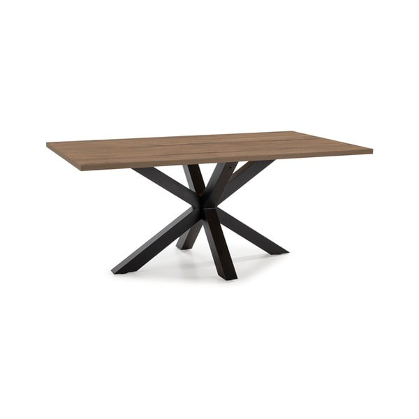 Stół z blatem w dekorze orzecha 100x180 cm Comba – Marckeric-image-1