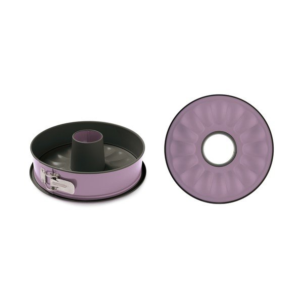 Różowa stalowa forma na babkę Guardini Bon Ton Springform, ø 26 cm-image-2