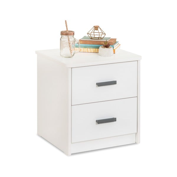 Biała szafka nocna Classic – Kalune Design