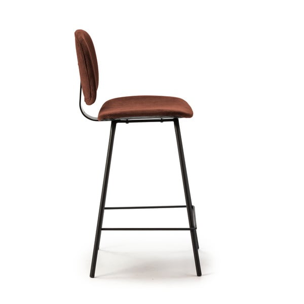 Bordowe hokery zestaw 2 szt. (wys. siedziska 64 cm) Arus – Marckeric-image-3