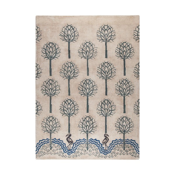 Beżowo-niebieski ręcznie tkany dywan Flair Rugs Heron, 120x170 cm