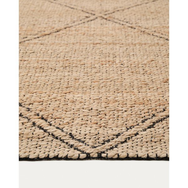 Dywan z juty tkany ręcznie w naturalnym kolorze 200x300 cm Vallalta – Kave Home-image-2