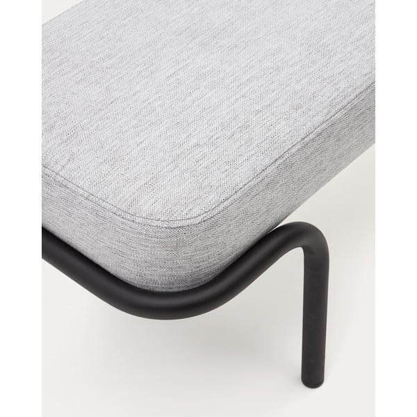 Jasnoszara  ławka Compo – Kave Home-image-4