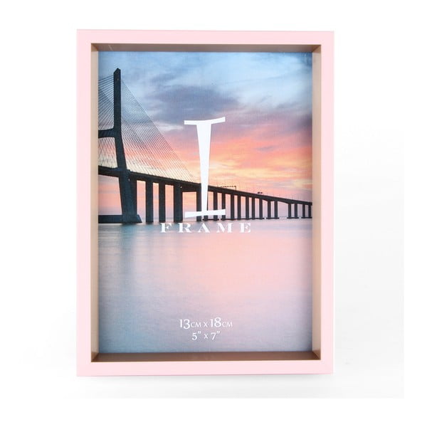 Różowa ramka na zdjęcia Juliana Impressions Pink & Gold, 14,5x19,7 cm