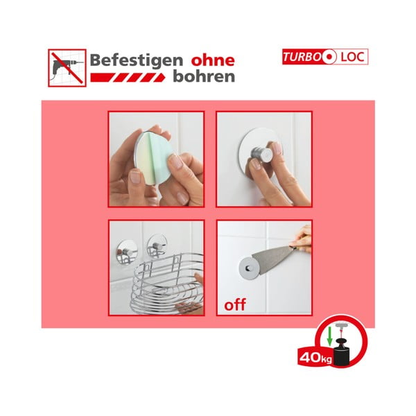 Samoprzyczepny uchwyt z kubkiem na szczoteczki Wenko Quadro-image-2