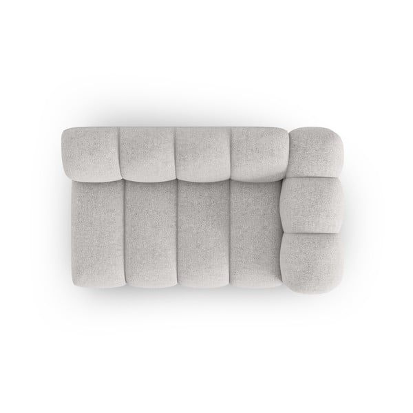Jasnoszary moduł sofy (prawostronny) Lupine – Micadoni Home-image-3