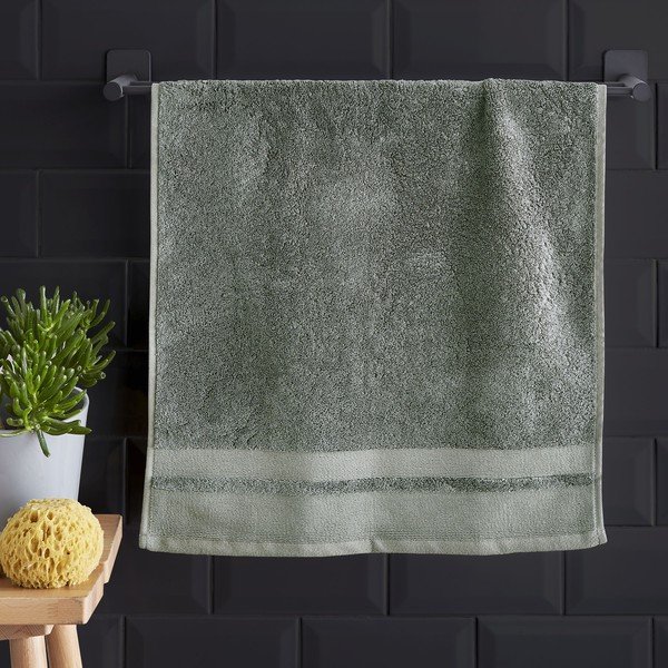Zielony ręcznik kąpielowy 70x120 cm Zero Twist – Content by Terence Conran-image-1