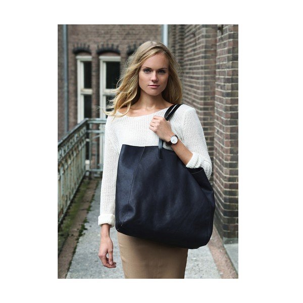 Skórzana torebka Jazzy Less Blue-image-4