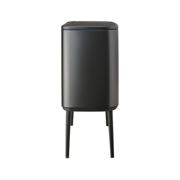Ciemnoszary stalowy kosz na śmieci otwierany na dotyk 36 l Bo Touch Bin – Brabantia-image-4
