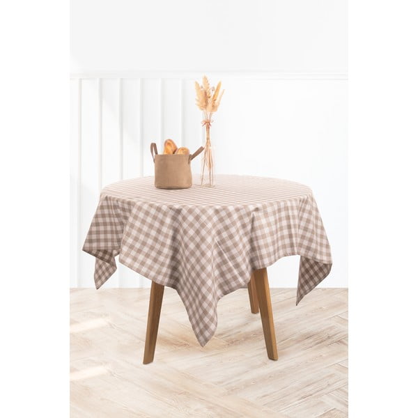 Bawełniany obrus 150x150 cm Gingham – Tiseco Home Studio-image-4