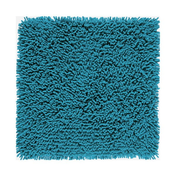 Ciemnoturkusowy dywanik łazienkowy Aquanova Nevada, 60x60 cm