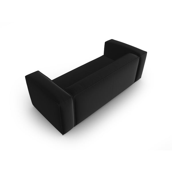 Czarna aksamitna sofa 200 cm Mackay – Cosmopolitan Design-image-3