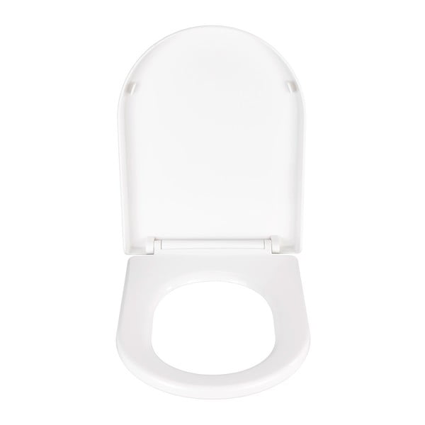 Biała deska sedesowa wolnoopadająca Wenko Calla, 47x35,5 cm-image-2