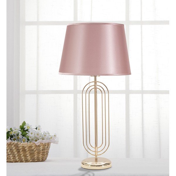 Różowa lampa stołowa Mauro Ferretti Krista, wys. 64 cm-image-1