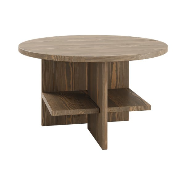 Brązowy okrągły stolik Rondure – Karup Design