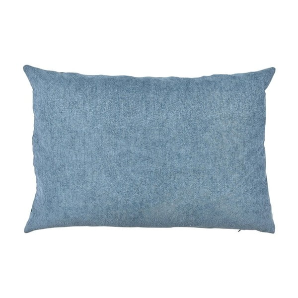 Niebieska poduszka z wysoką zawartością bawełny Södahl Klara, 40x60 cm