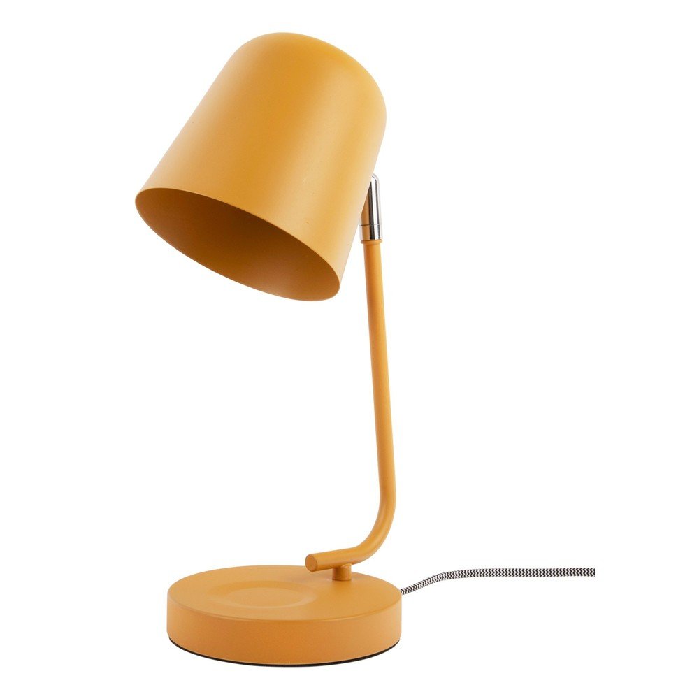 Metalowa lampa stołowa w kolorze ochry (wysokość 38,5 cm) Encantar – Leitmotiv
