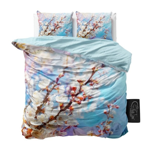 Dwuosobowa pościel z mikroperkalu Sleeptime Blossom, 240x220 cm