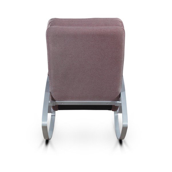 Szarobrązowy materiałowy fotel bujany Garageeight Rockport-image-4