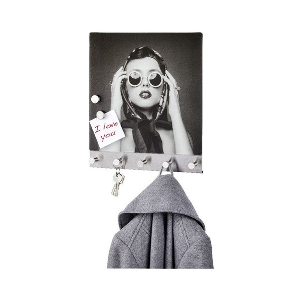 Magnetyczny wieszak na płaszcze Retro Girl-image-2