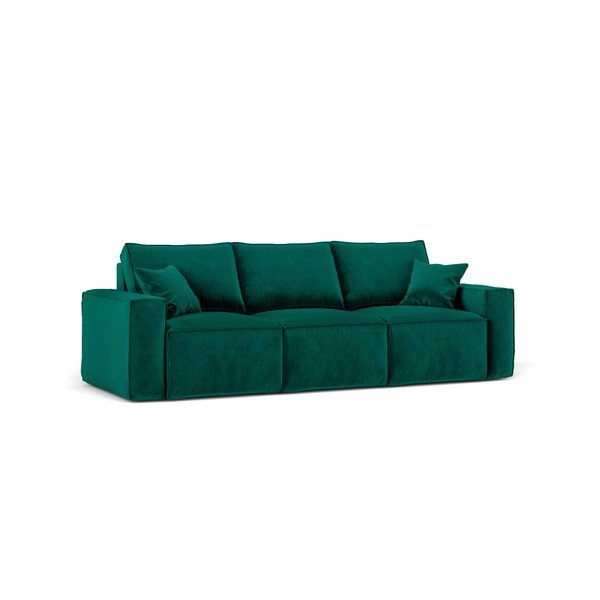 Ciemnozielona sofa Cosmopolitan Design Florida, 245 cm-image-2