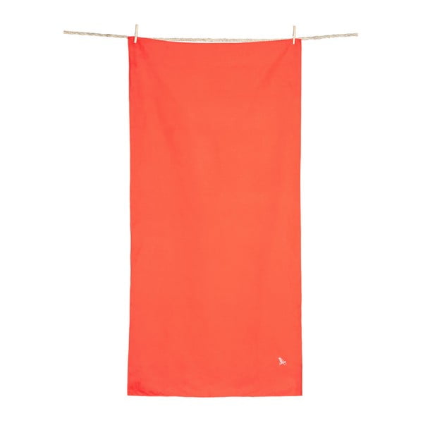 Czerwony ręcznik szybkoschnący Dock and Bay, 200x90 cm