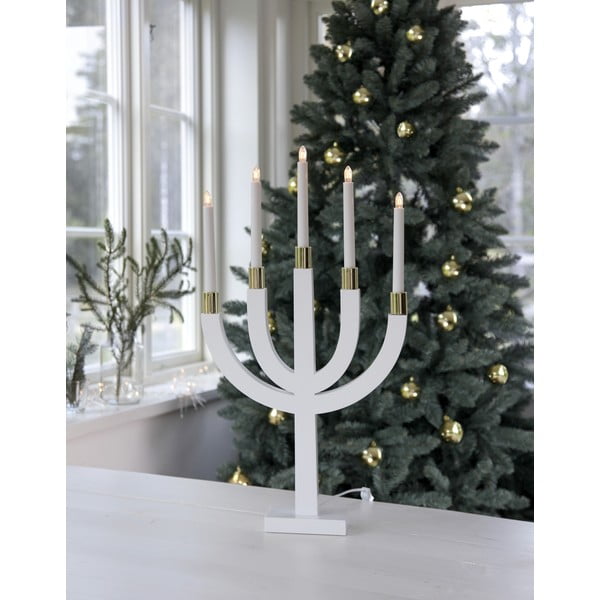 Biała świąteczna dekoracja świetlna Elias – Star Trading-image-1