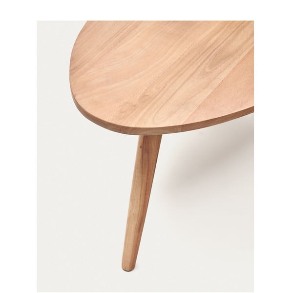 Stolik z litego drewna akacjowego 60x110 cm Eluana – Kave Home-image-3