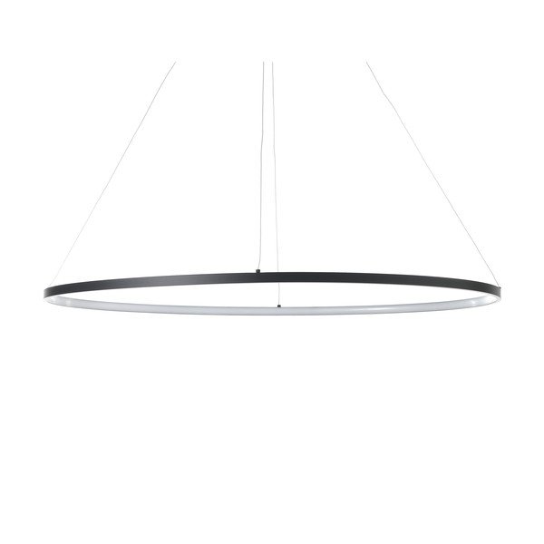 Czarna lampa wisząca Tomasucci Oval Ring, wys. 92 cm-image-2