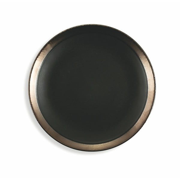 18-częściowy zestaw czarnych naczyń z kamionki Villa d'Este Naima-image-4