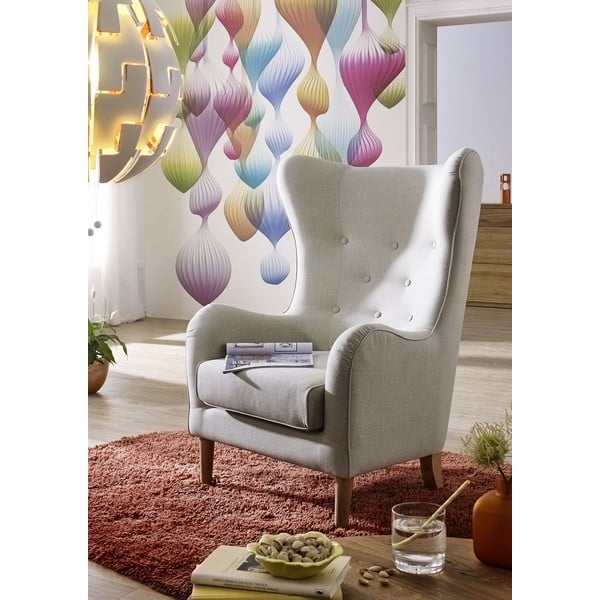 Szary fotel Max Winzer Miriam Linen-image-1