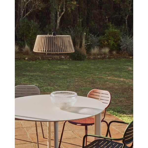 Beżowy metalowy abażur ø 46 cm Aldet – Kave Home-image-1