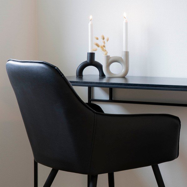 Czarny szklany świecznik House Nordic Fondo-image-1